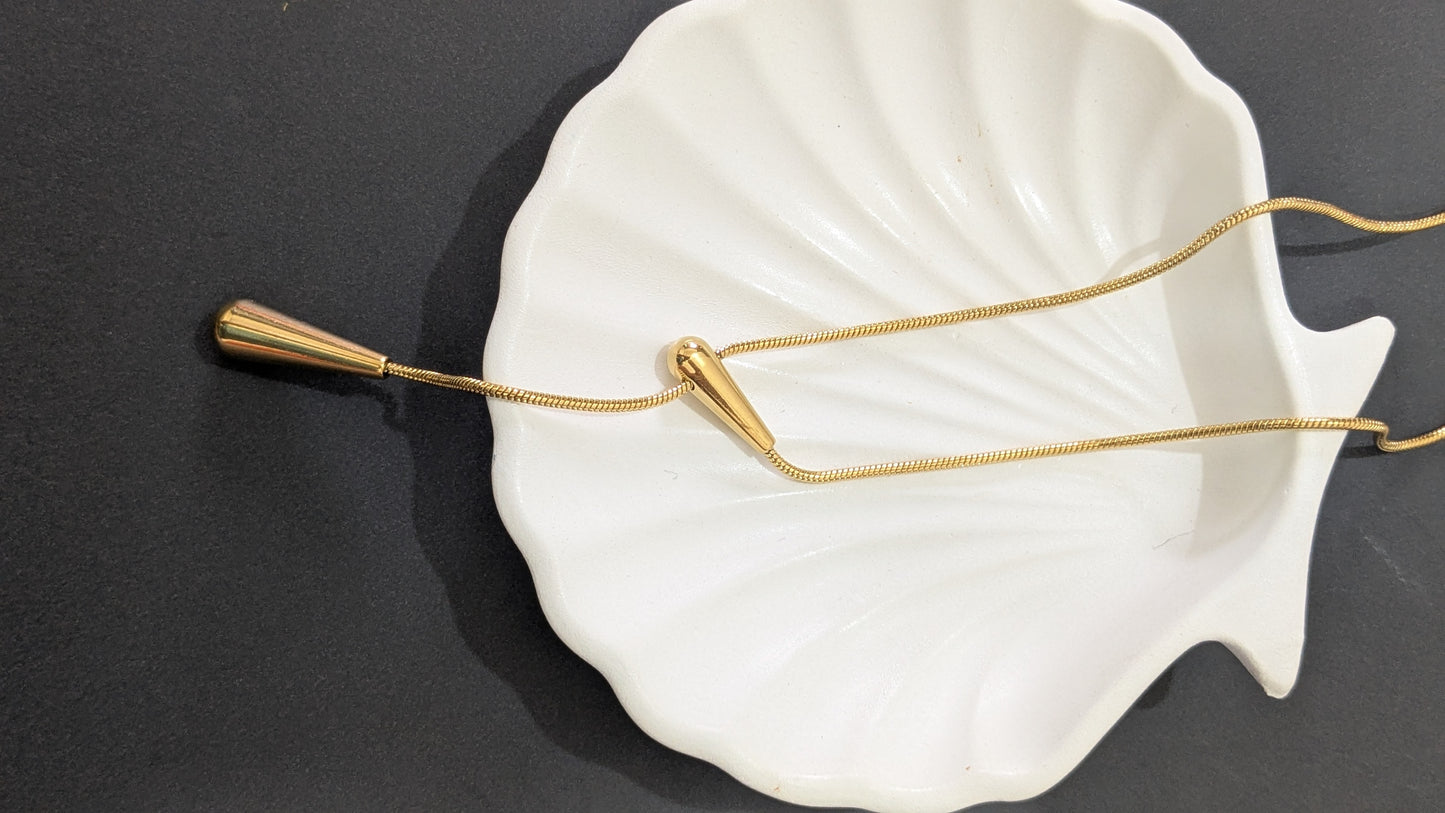 Anti tarnish unique design chain necklace