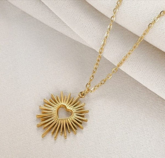 The Sun Heart Necklace