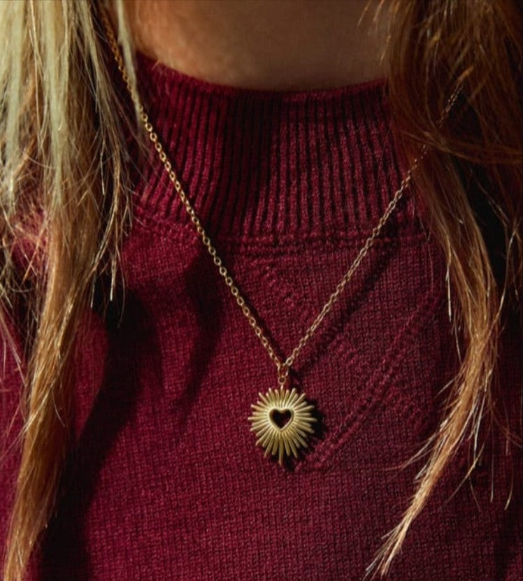 The Sun Heart Necklace