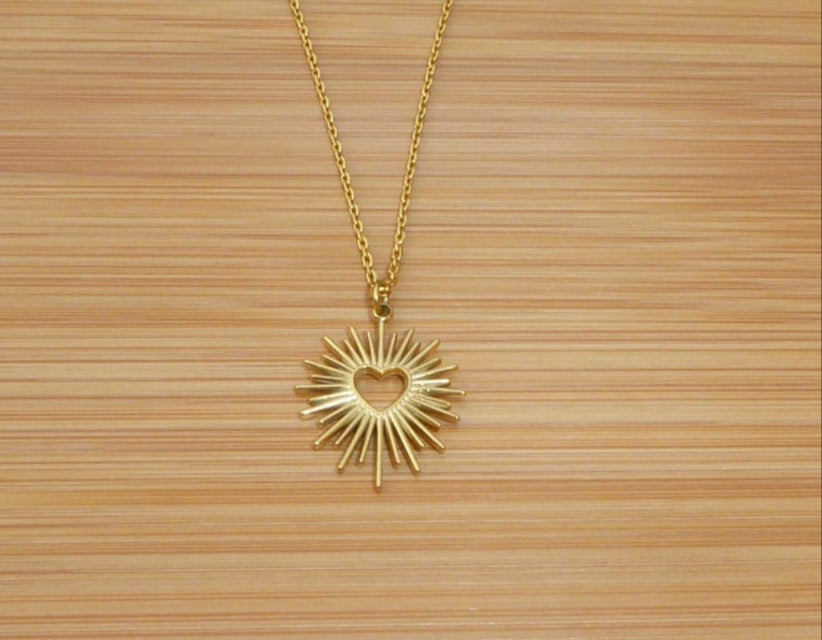 The Sun Heart Necklace