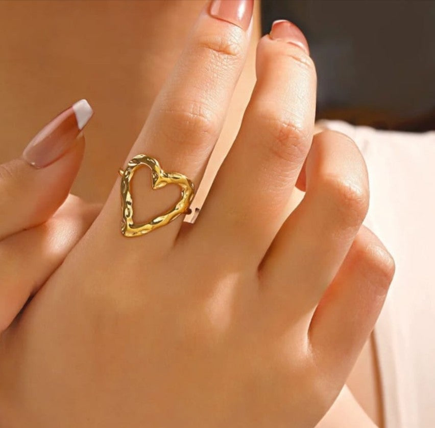 Irregular Heart Shape Ring