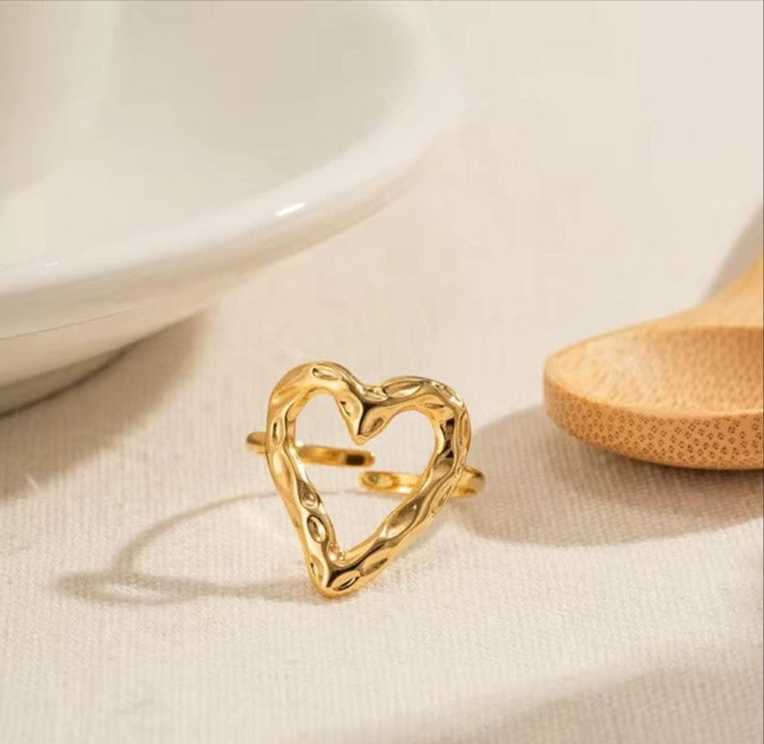 Irregular Heart Shape Ring
