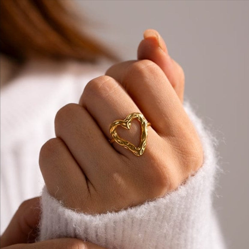 Irregular Heart Shape Ring