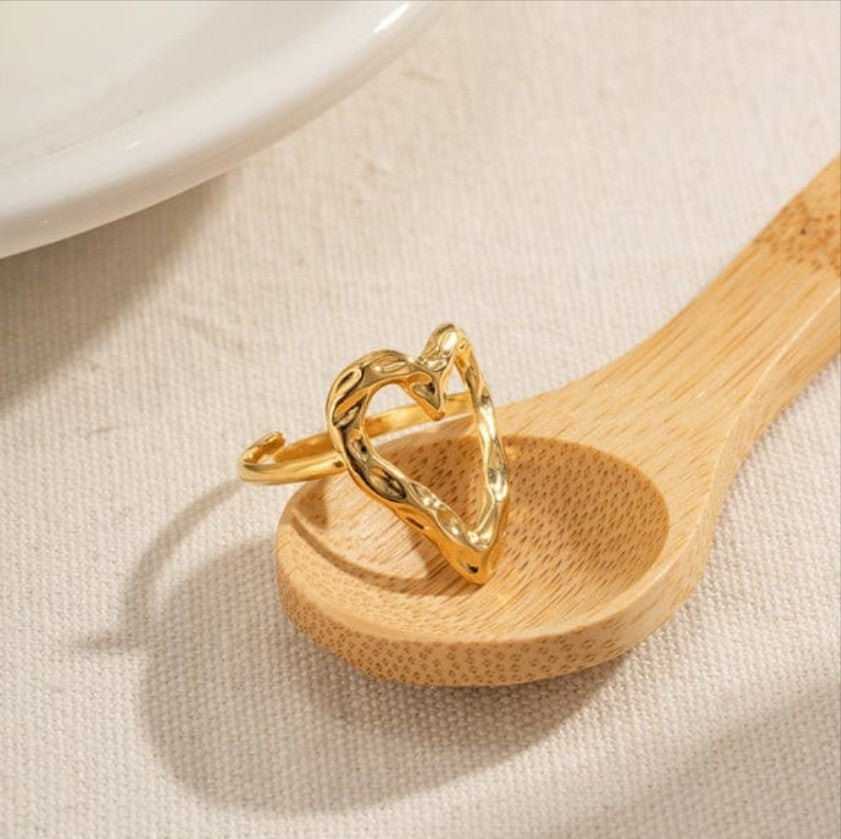 Irregular Heart Shape Ring