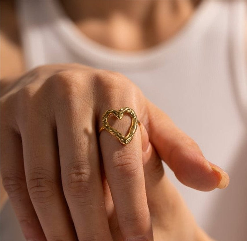 Irregular Heart Shape Ring