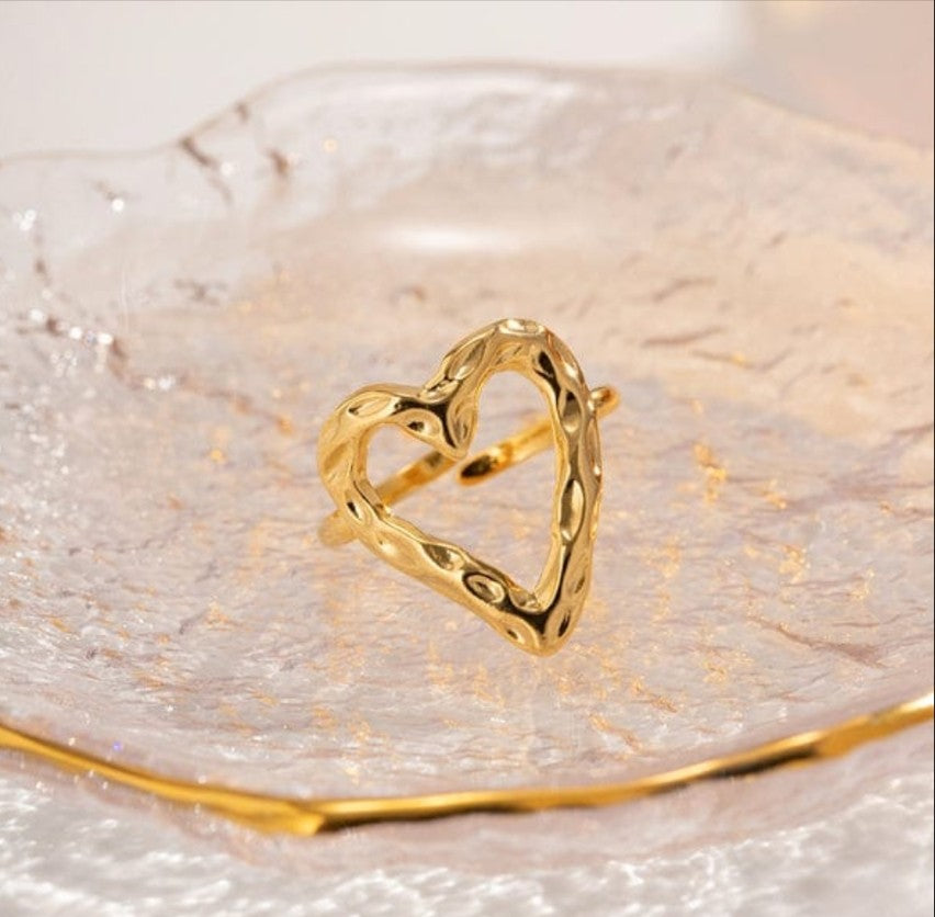 Irregular Heart Shape Ring