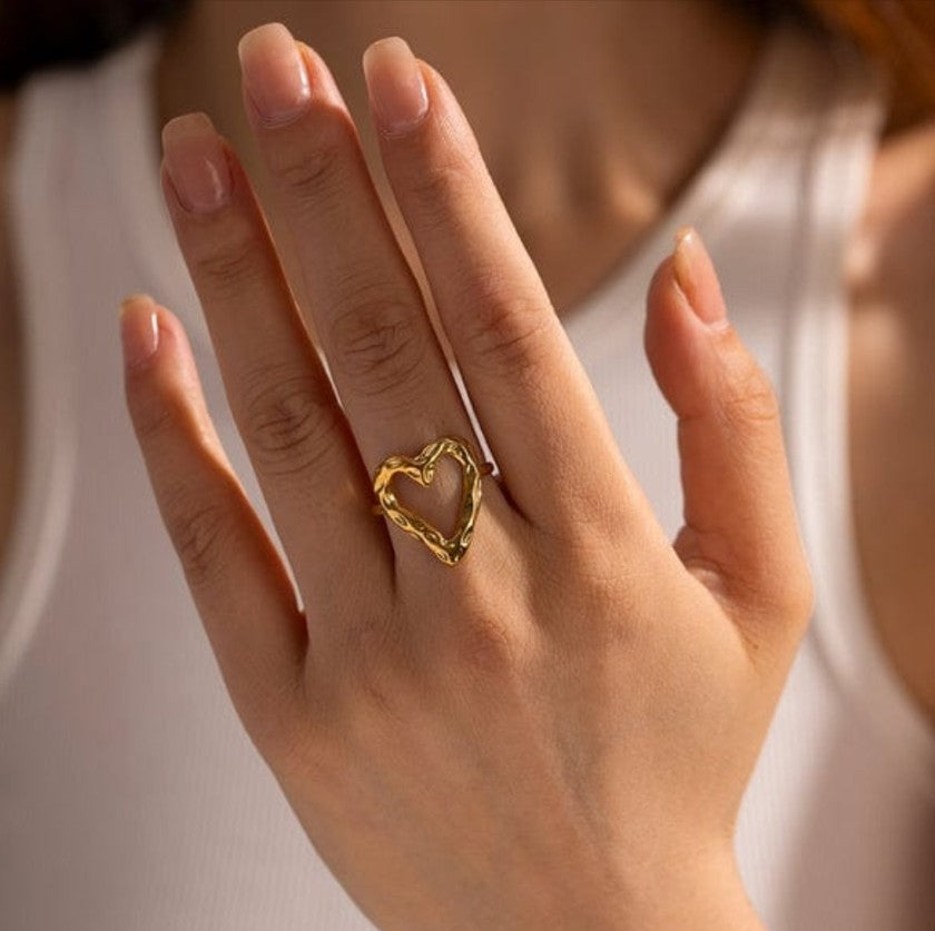 Irregular Heart Shape Ring
