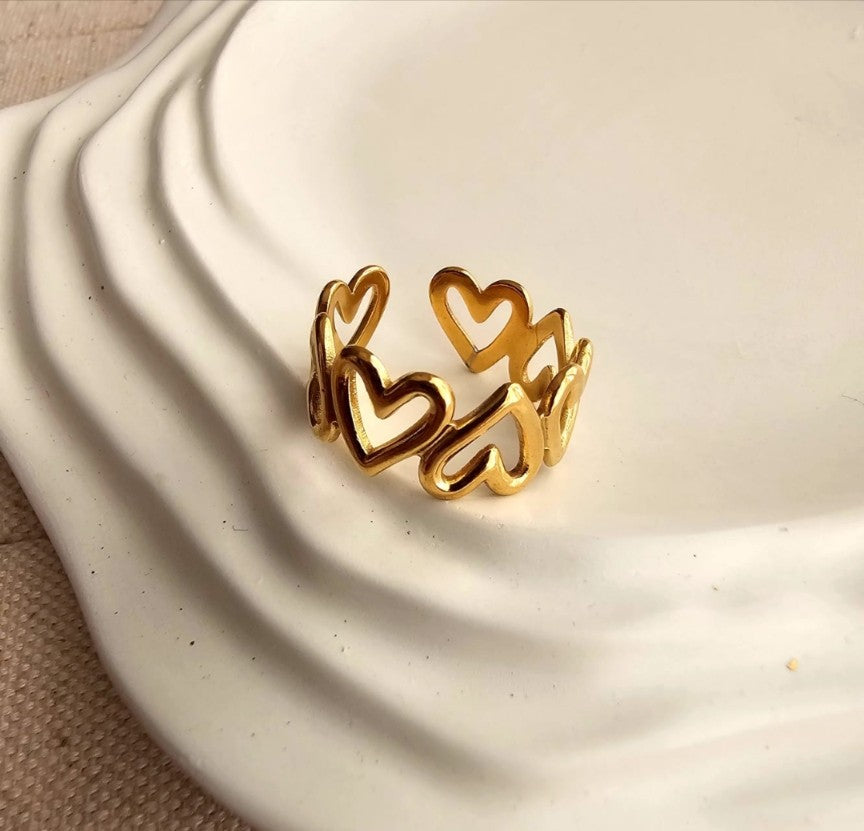 Heart Loop ring
