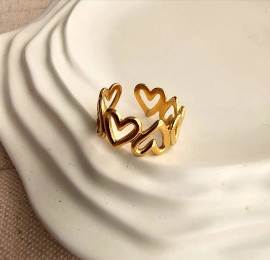 Heart Loop ring