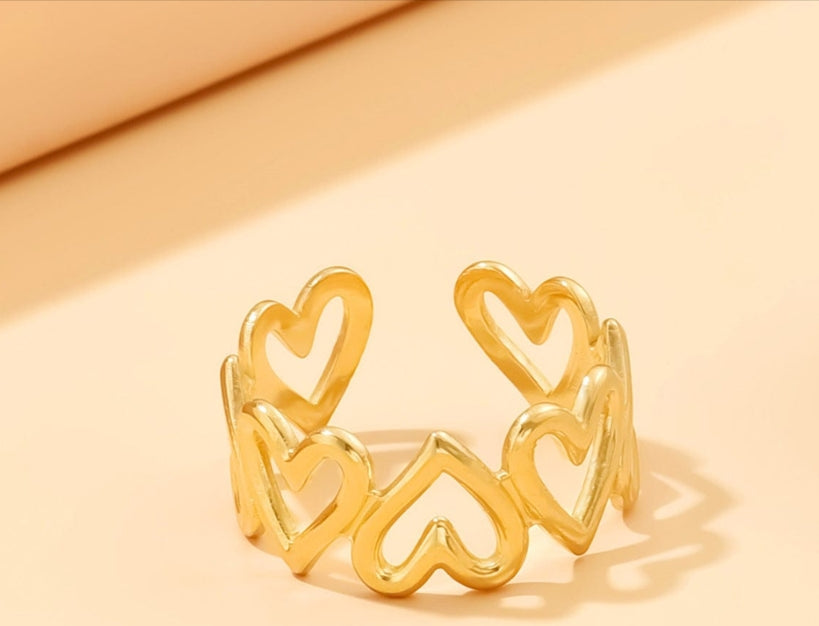 Heart Loop ring