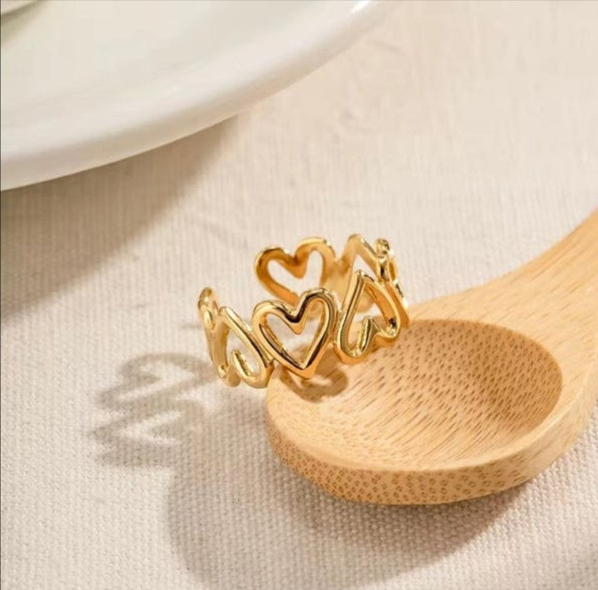 Heart Loop ring
