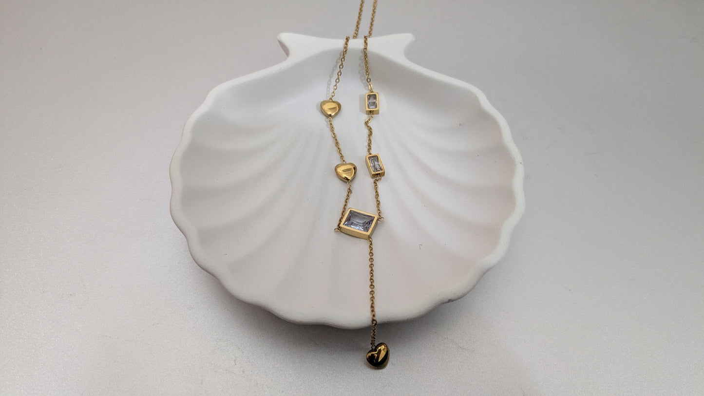 Anti tarnish Trendy chain necklace