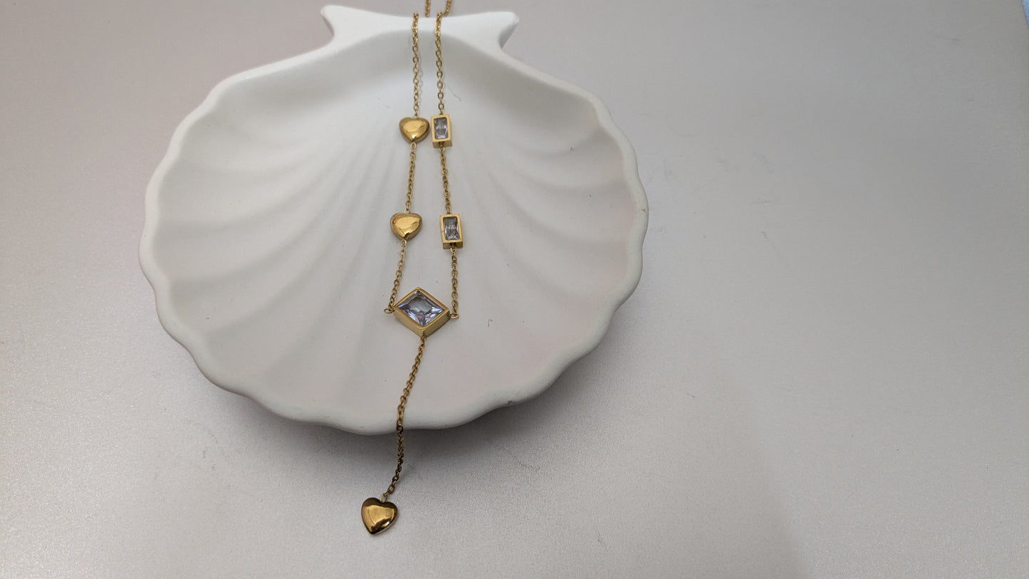 Anti tarnish Trendy chain necklace