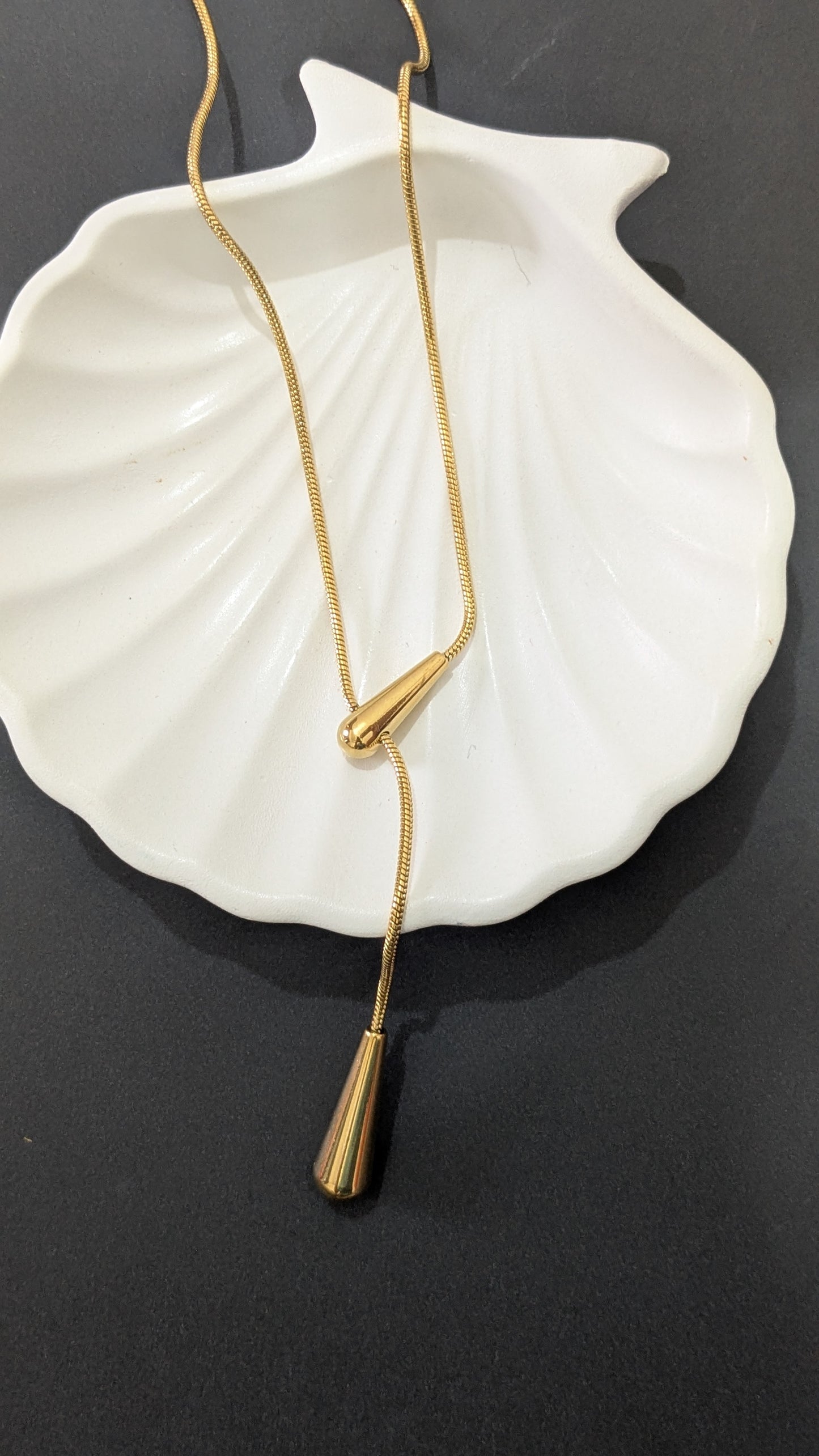 Anti tarnish unique design chain necklace